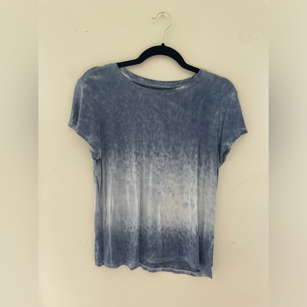 Aerie soft and sexy blue tie dye shirt